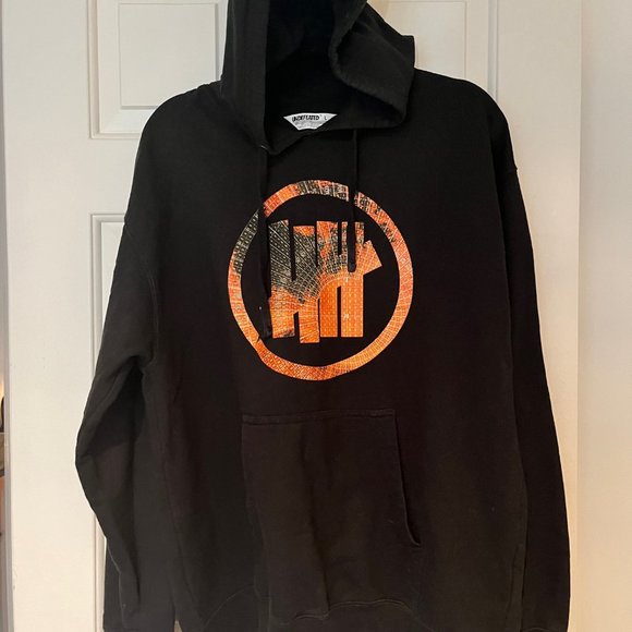 Men's L UNDEFEATED Black Hoodie - Picture 4 of 4